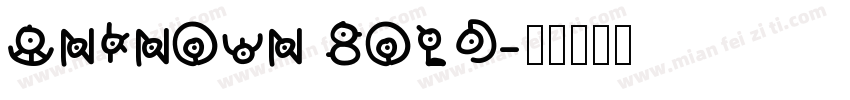 Unknown Bold字体转换
